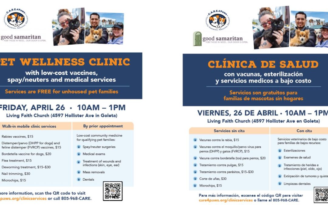 Pet Wellness Clinic, Santa Barbara/Goleta