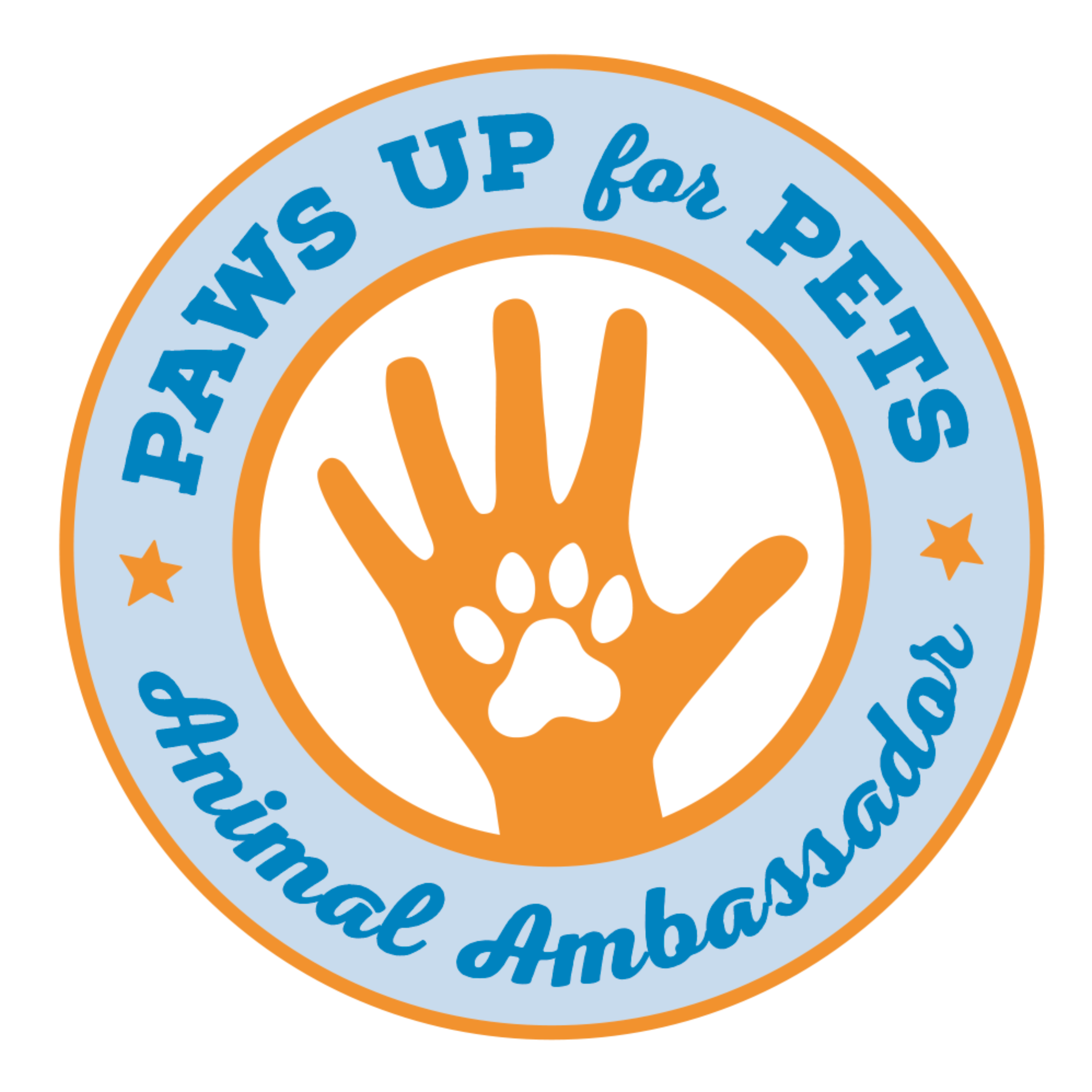 Paws Up Badge - Animal Ambassador