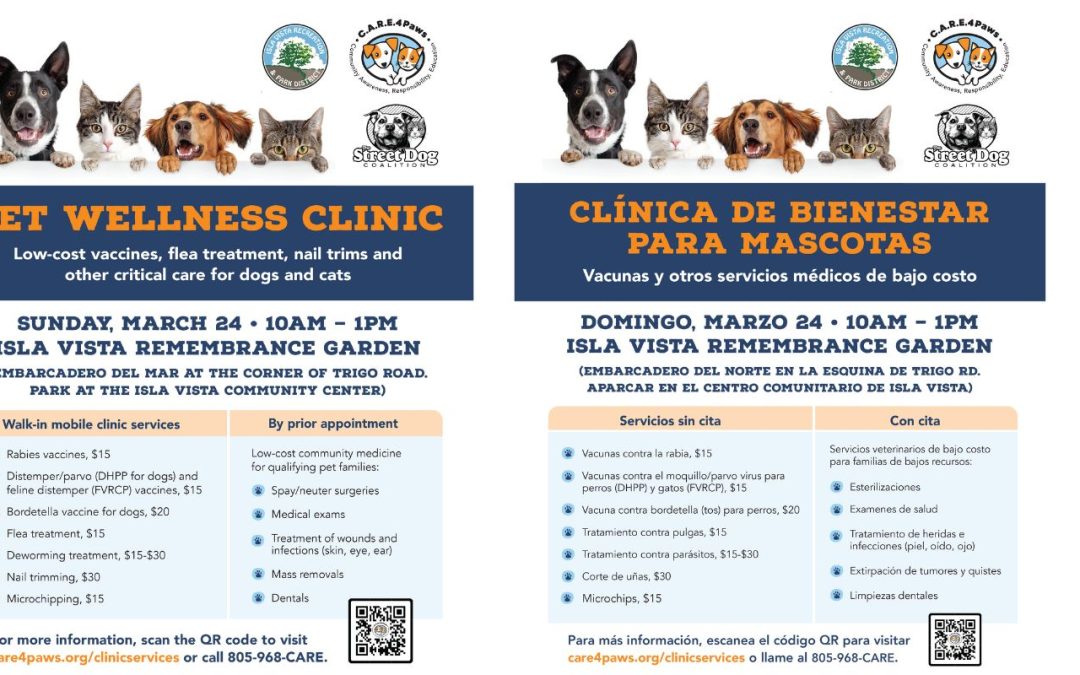 Pet Wellness Clinic, Isla Vista