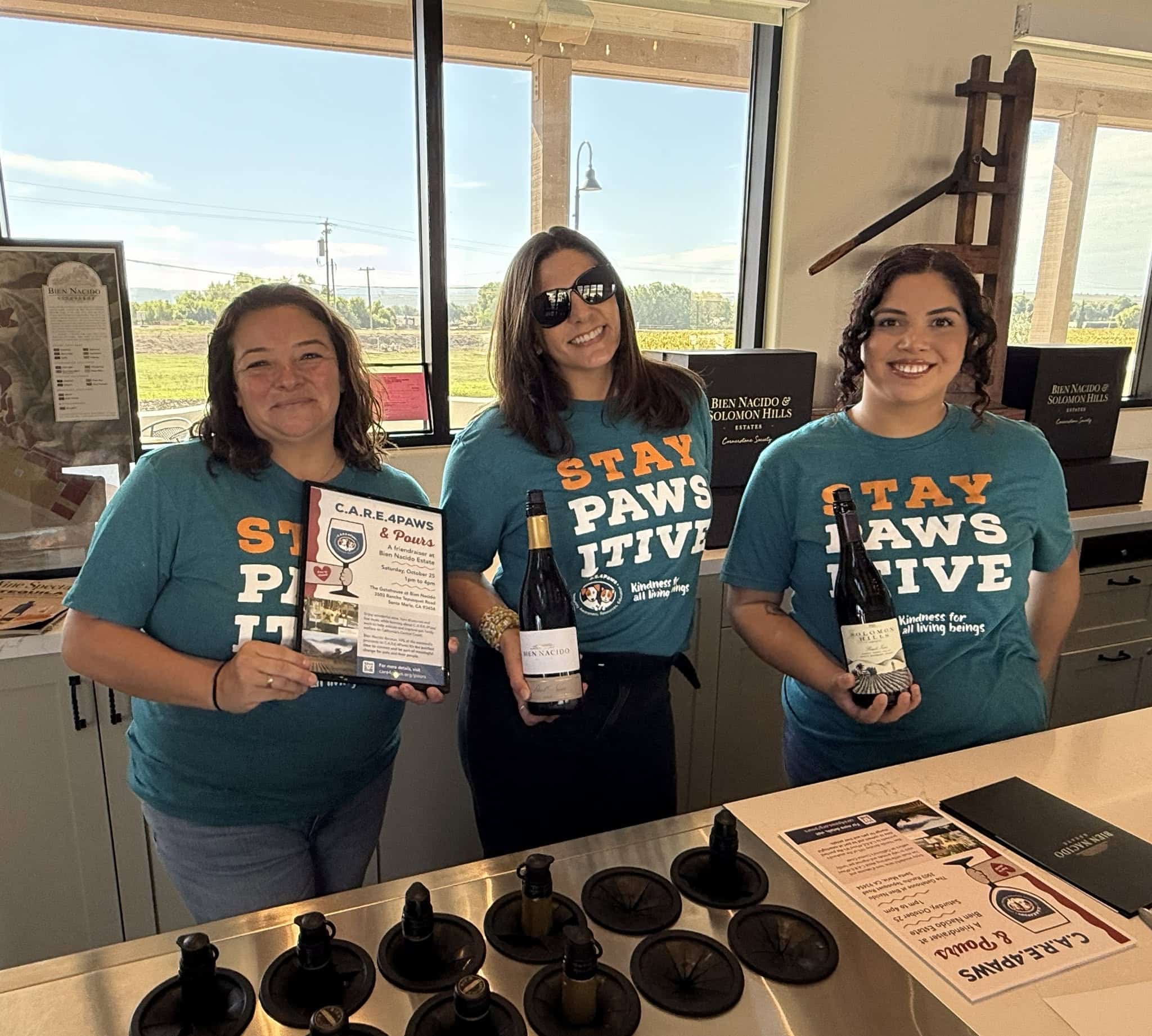 C.A.R.E.4Paws & Pours invite to The Gatehouse at Bien Nacido