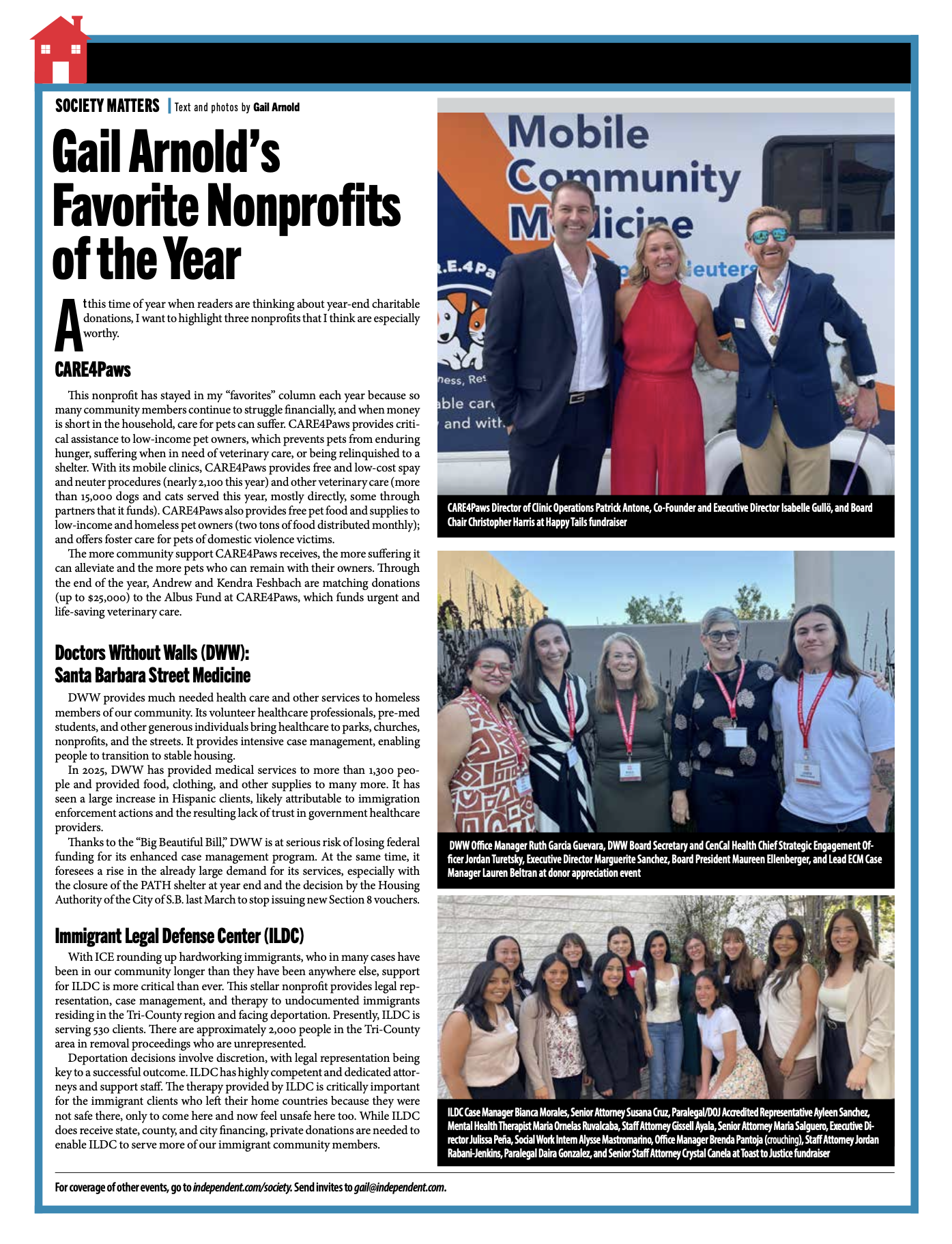 C.A.R.E.4Paws In The News Gail Arnolds Favorite Nonprofits of the Year Independent Article by Gail Arnold's Favorite Nonprofits of the Year