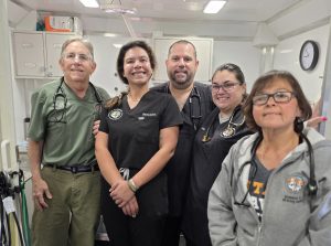 C.A.R.E.4Paws mobile clinic team members